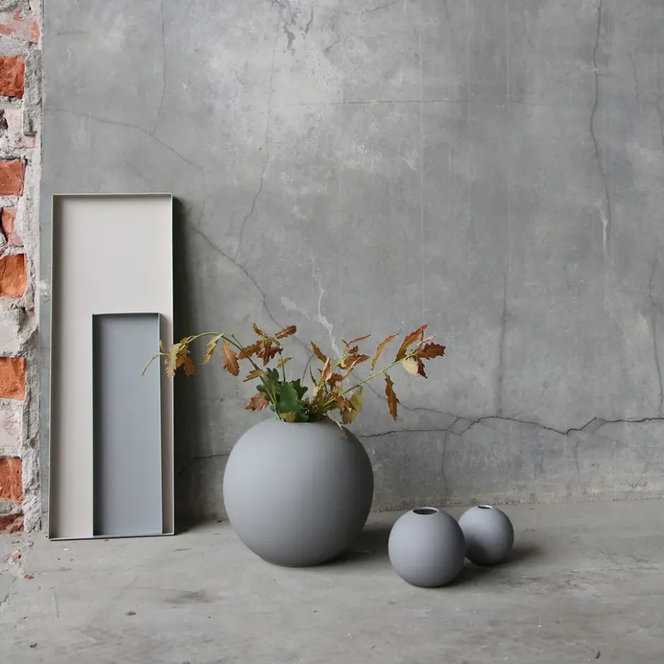 Ball maljakko grey, 20 cm