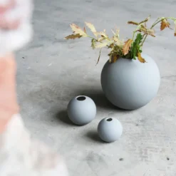 Ball maljakko grey, 10 cm