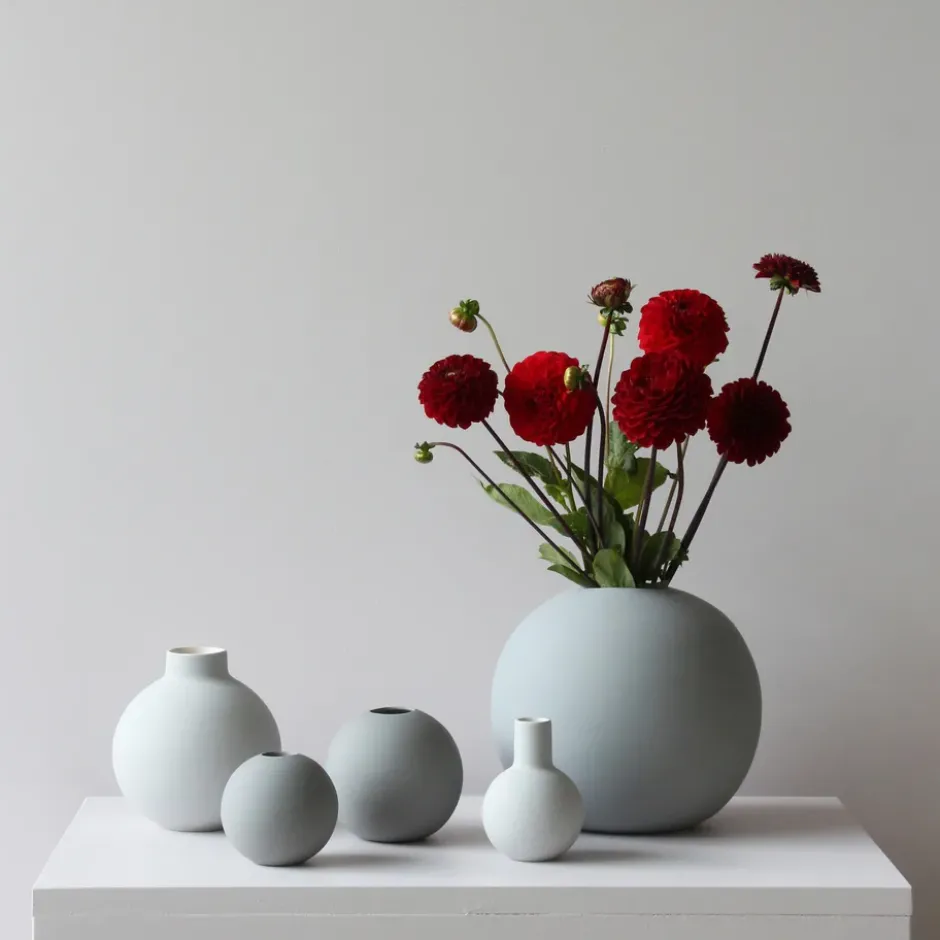 Ball maljakko grey, 10 cm