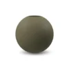 Ball maljakko olive, 10 cm