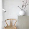 Ball maljakko white, 30 cm