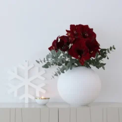 Ball maljakko white, 30 cm