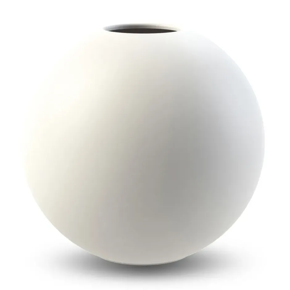 Ball maljakko white, 30 cm