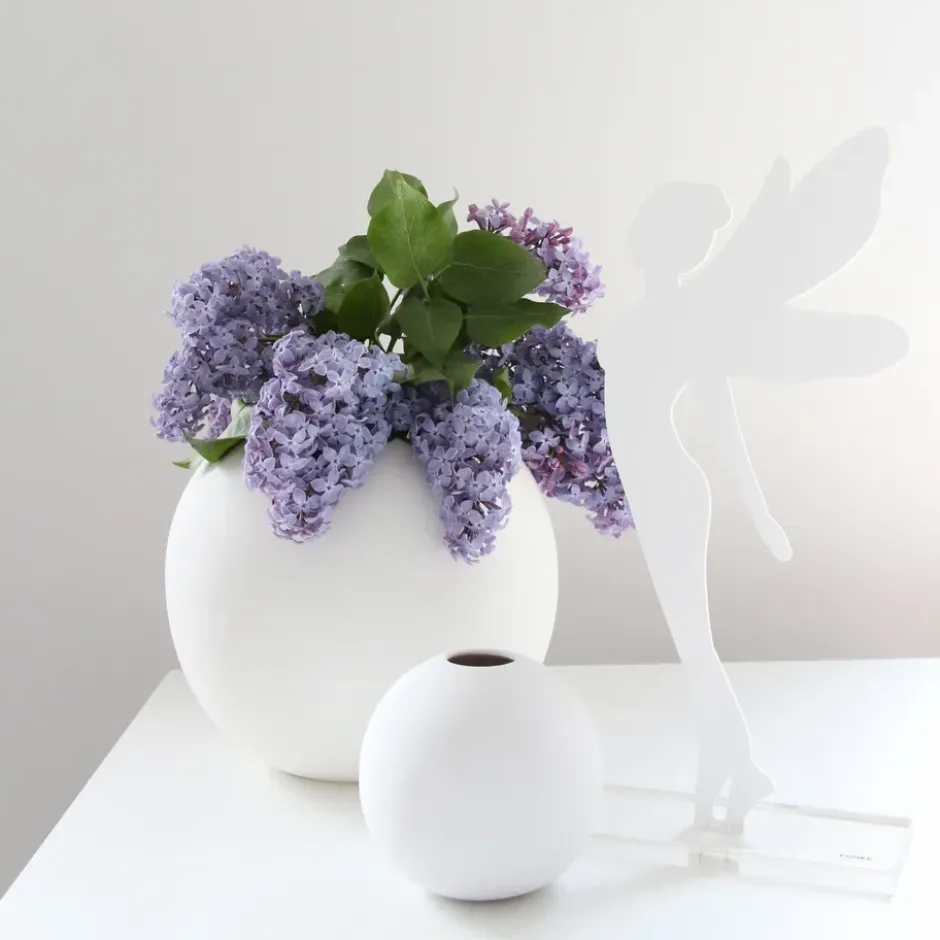 Ball maljakko white, 10 cm