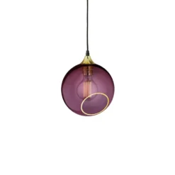 Ballroom riippuvalaisin Ø20 cm, Kulta-violetti sade
