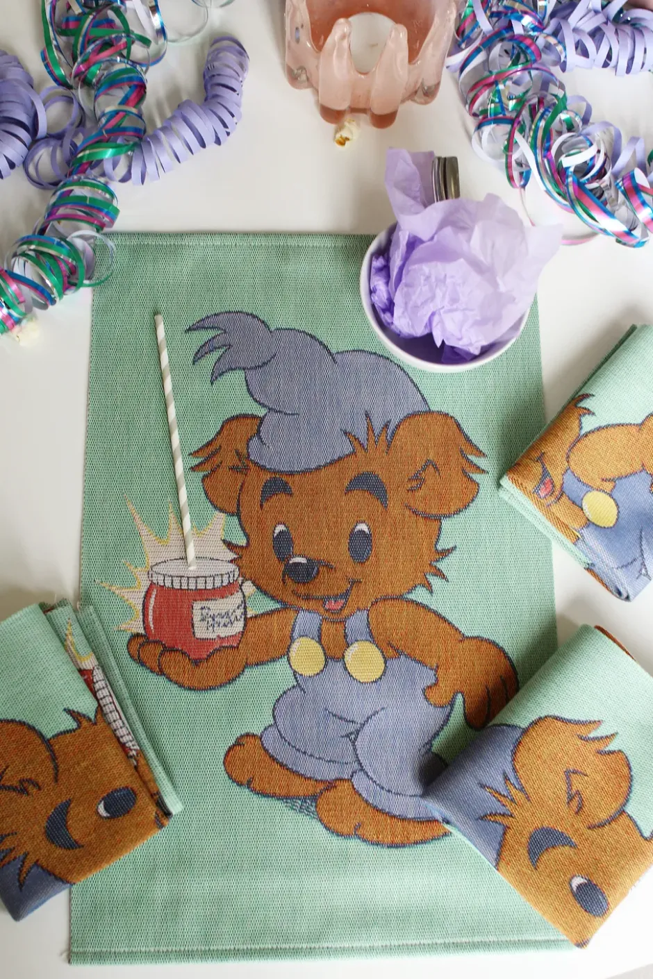 Bamse keittiöpyyhe 35x50 cm, Sinivihreä