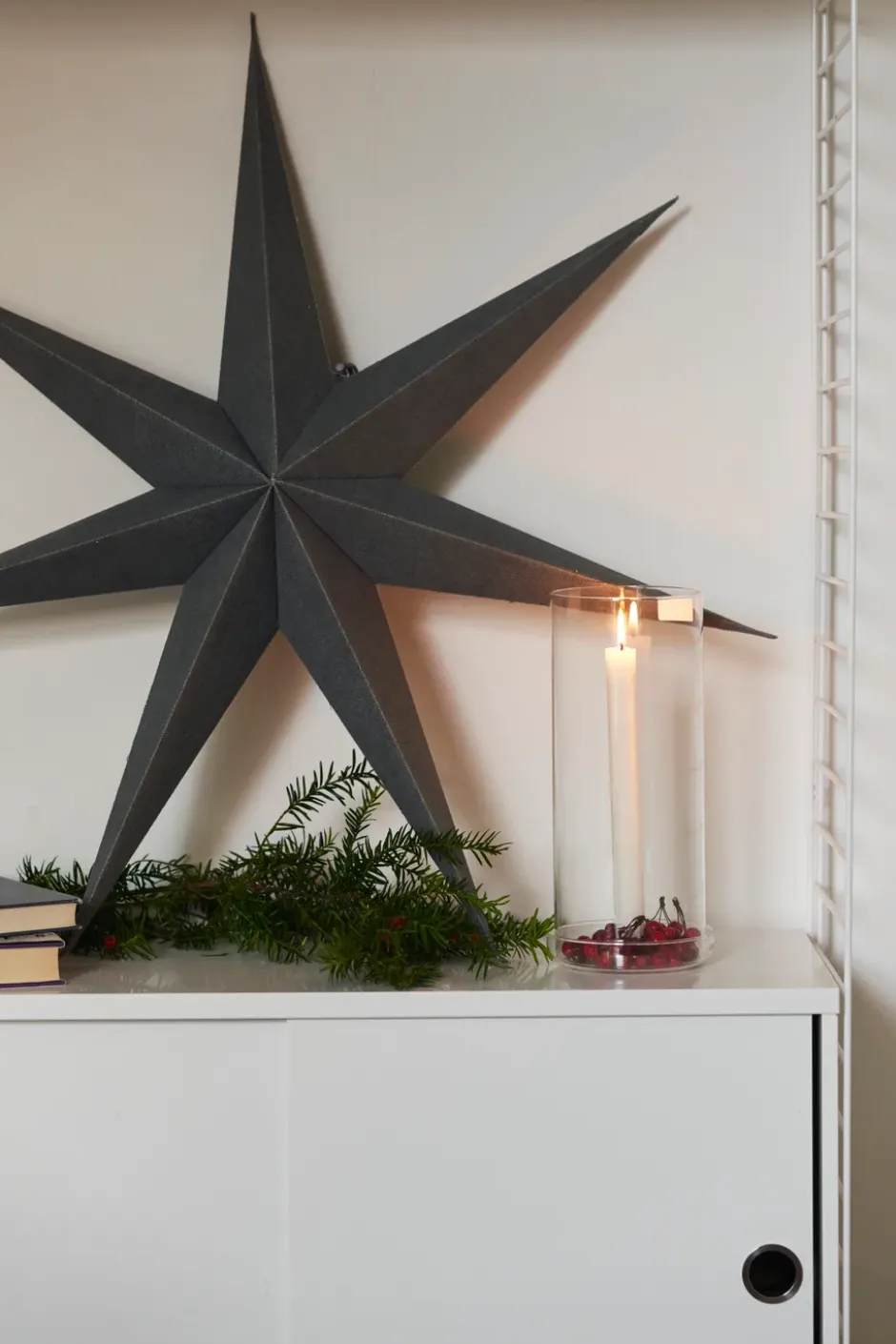 Bare adventtitähti siniharmaa, 80 cm