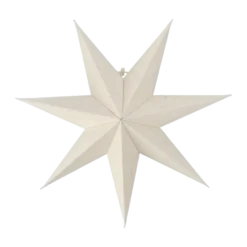 Bare adventtitähti valkoinen, 45 cm