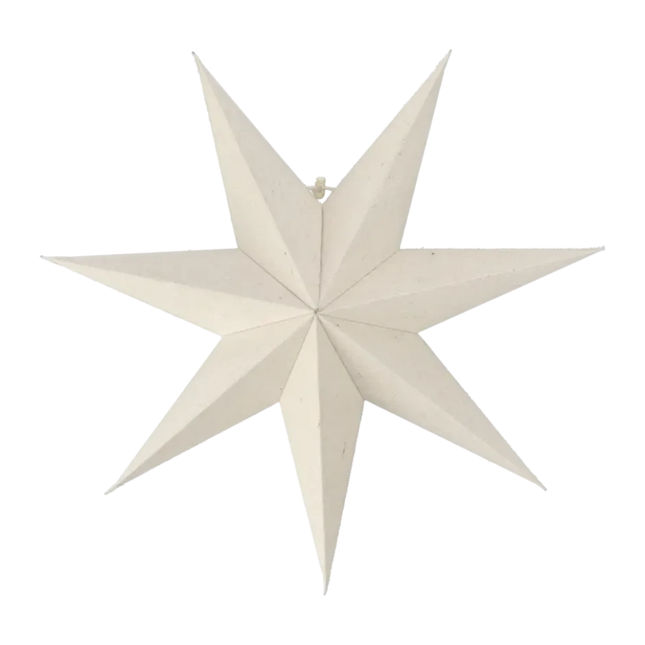 Bare adventtitähti valkoinen, 45 cm