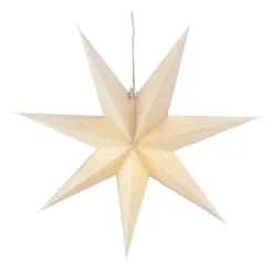Bare adventtitähti valkoinen, 80 cm