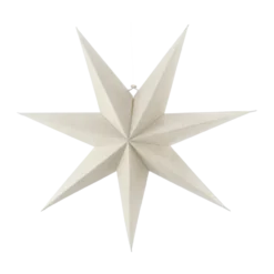 Bare adventtitähti valkoinen, 80 cm