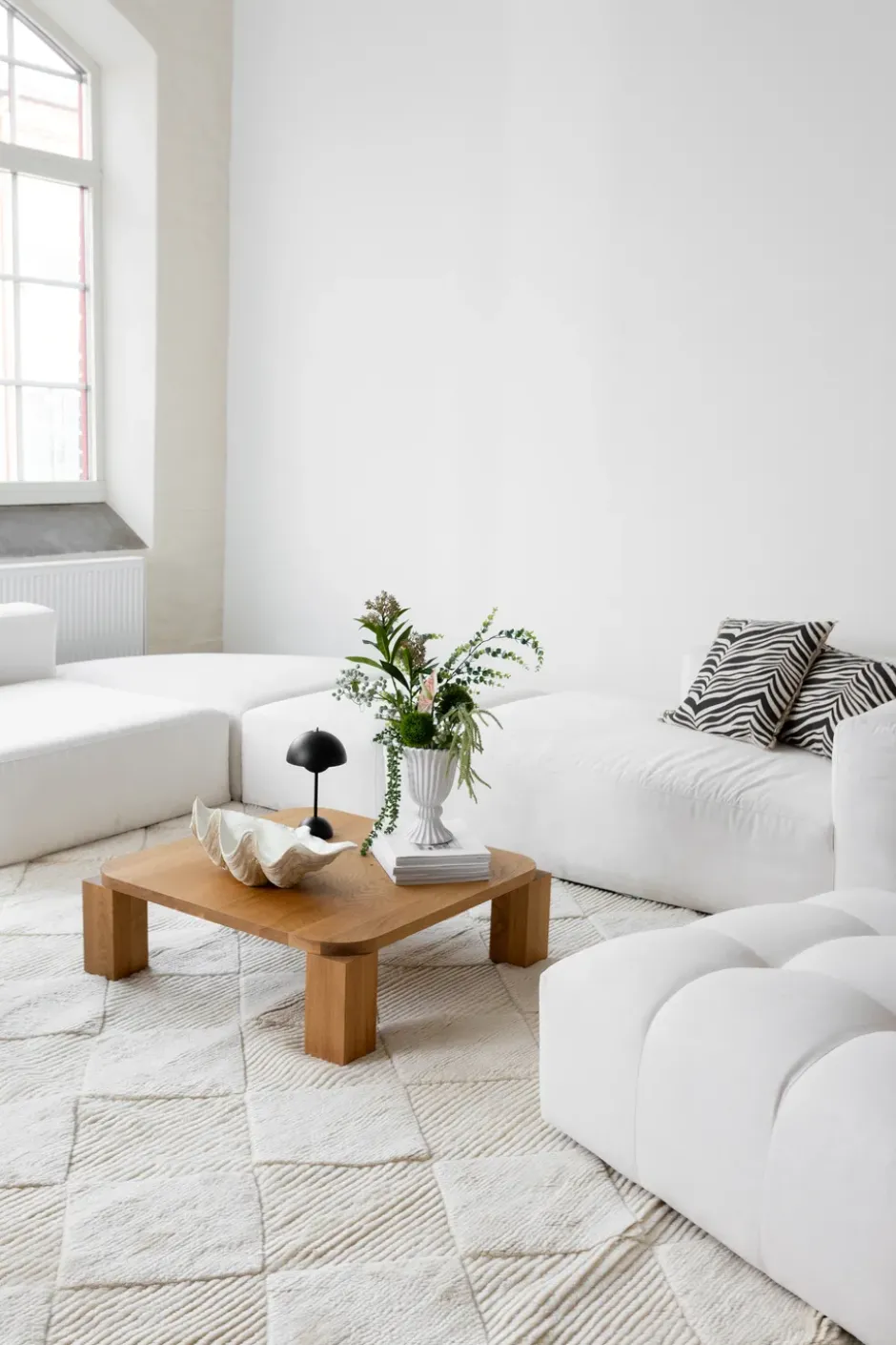 Berber-matto, Ivory, 170x230 cm