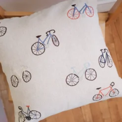 Bicycles tyynynpäällinen 48x48 cm, Beige