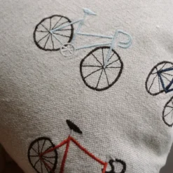 Bicycles tyynynpäällinen 48x48 cm, Beige