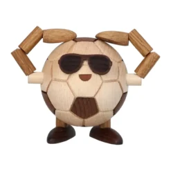 Billy Ball jalkapallofiguuri, Beige, 8x6,5x6,7 cm