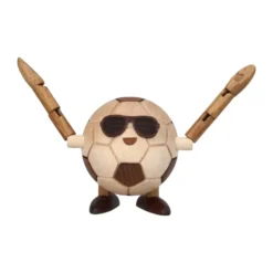 Billy Ball jalkapallofiguuri, Beige, 8x6,5x6,7 cm