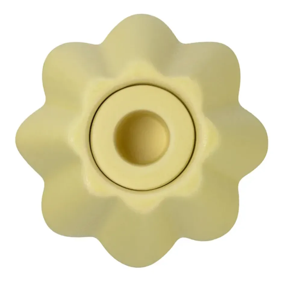 Birgit maljakko/kynttilälyhty 14 cm, Pale Yellow