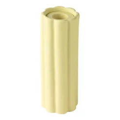 Birgit maljakko/kynttilälyhty 17 cm, Pale Yellow