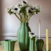 Birgit maljakko/kynttilälyhty 17 cm, Olive