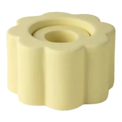 Birgit maljakko/kynttilänjalka 5 cm, Pale Yellow
