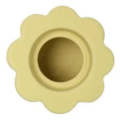 Birgit maljakko/kynttilänjalka 5 cm, Pale Yellow