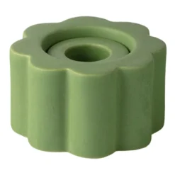 Birgit maljakko/kynttilänjalka 5 cm, Olive
