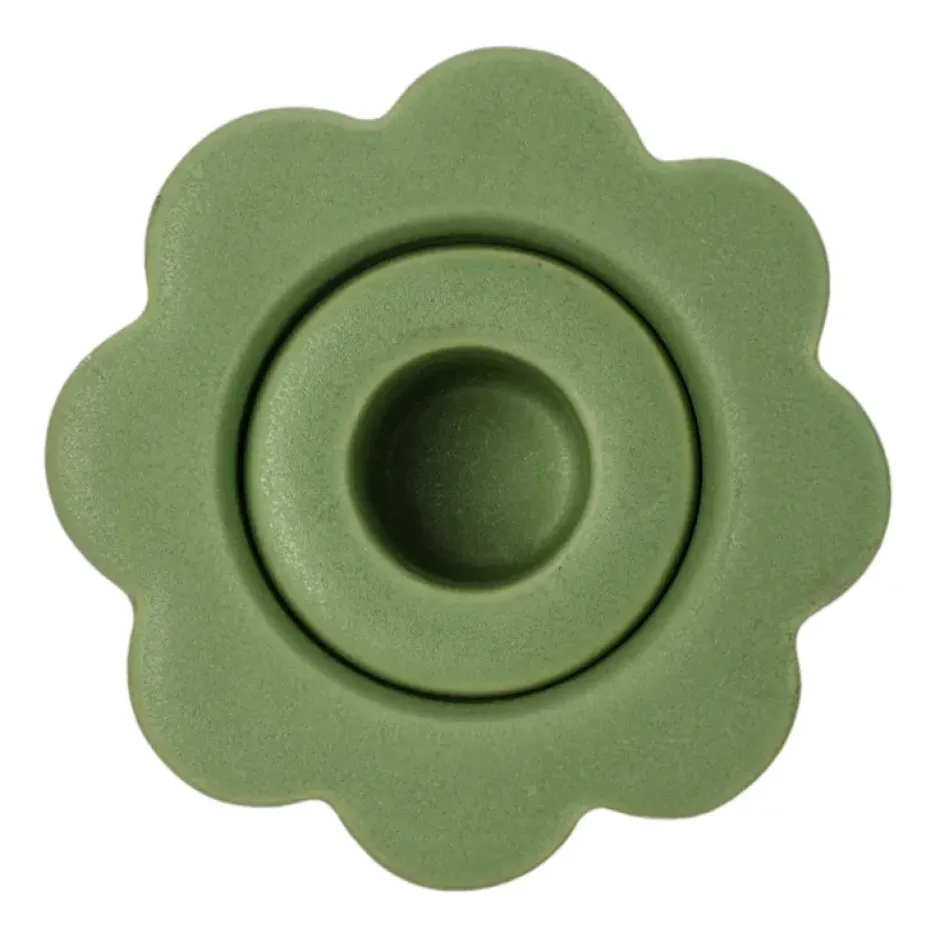 Birgit maljakko/kynttilänjalka 5 cm, Olive