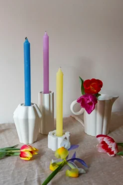 Birgit maljakko/kynttilänjalka 5 cm, Shell