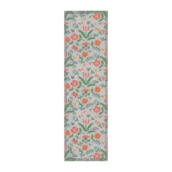 Blomglänta pöytäliina 35x120 cm, Monivärinen