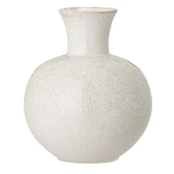 Bloomingville maljakko, käsinmaalattu 22,5 cm, Valkoinen