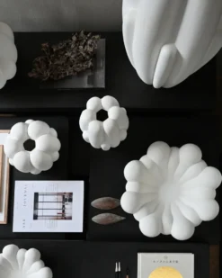 Bloom vaasi petit 22,5x24 cm, Bone white