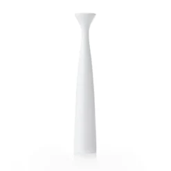 Blossom Rose -kynttilänjalka 29 cm, White