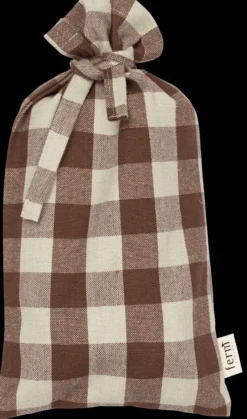 Bothy Check puuvillaservetti 40x40 cm 4-pakkaus, Cinnamon-grey green