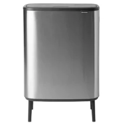 Bo touch bin high 60 L, Matta harjattu teräs