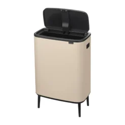 Bo touch bin high 60 L, Soft beige