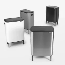 Bo touch bin high 60 L, Valkoinen