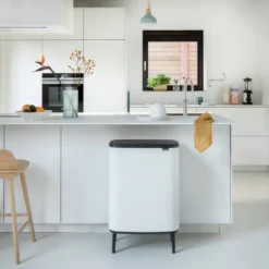 Bo touch bin high 60 L, Valkoinen