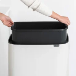 Bo touch bin high 60 L, Valkoinen