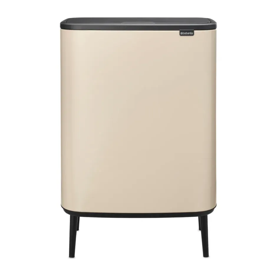Bo touch bin high 2x30 L, Soft Beige