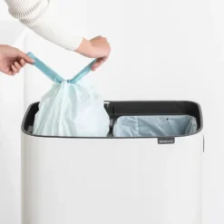Bo touch bin high 2x30 L, Valkoinen