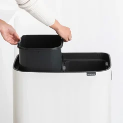 Bo touch bin high 2x30 L, Valkoinen