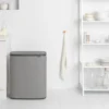 Bo touch bin 60 L, Mineral concrete grey