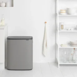 Bo touch bin 60 L, Mineral concrete grey