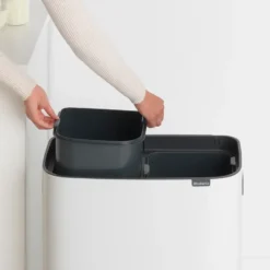 Bo touch bin 2x30 L, Valkoinen