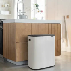 Bo touch bin 2x30 L, Valkoinen