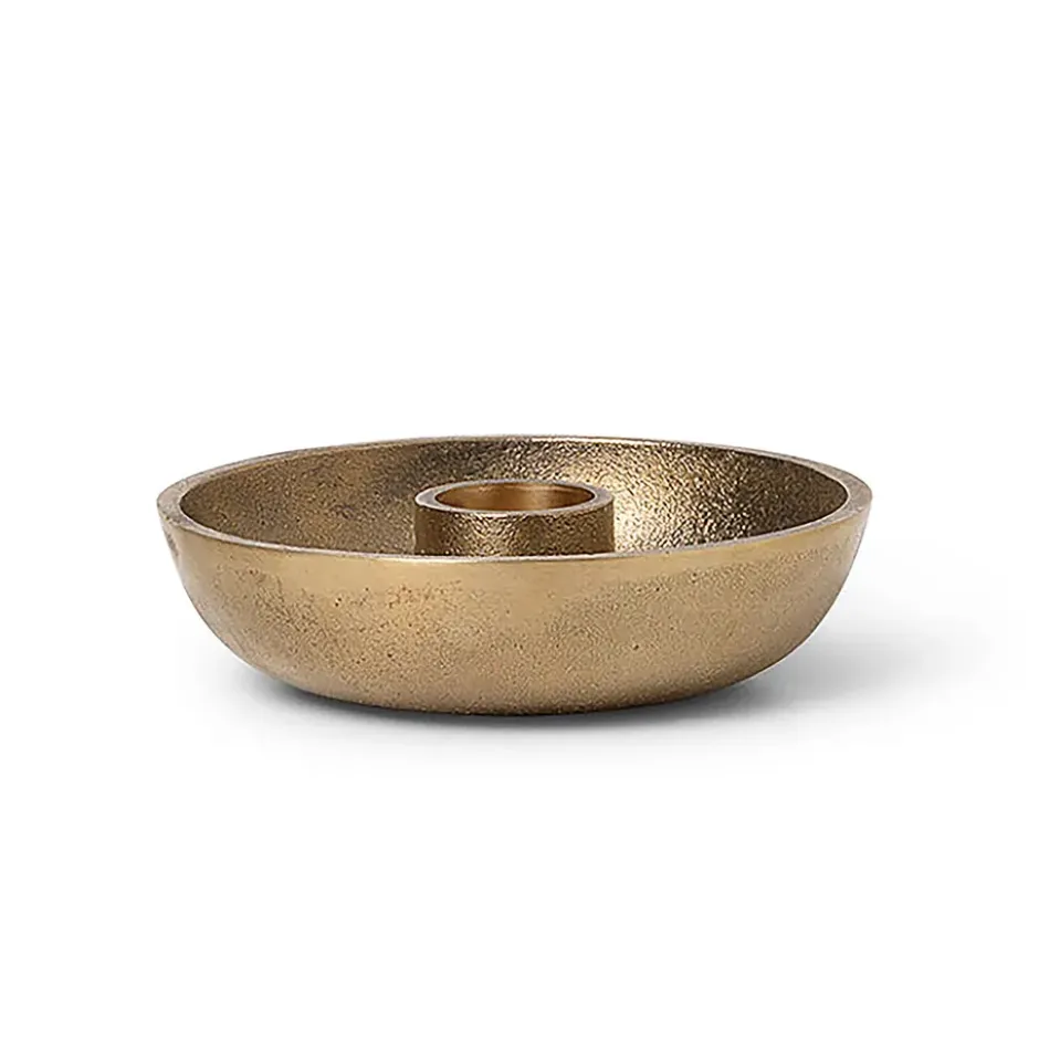 Bowl kynttilänjalka Ø10 cm, Messinki