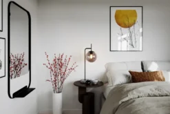 Boyle pöytälamppu 60 cm, Savunharmaa