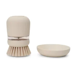 Brabantia astianpesuainesäiliö tiskiharjalla, Soft beige