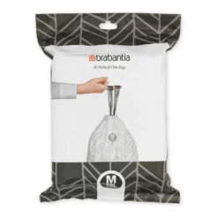 Brabantia PerfectFit -roskapussi 40 kpl, 60 litraa