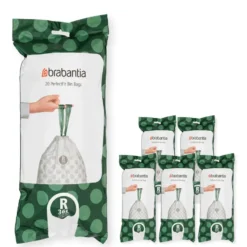 Brabantia PerfectFit roskapussi 120 pussia, Malli R, 36 l